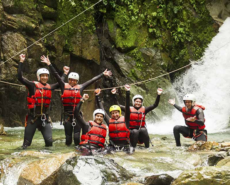 Active adventure. Costa Rica, Central America.
