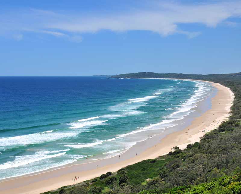 Australian beachfront. Australia - east coast.