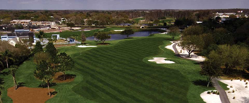 Golf course. Tampa Emerald Greens Resort, Florida.